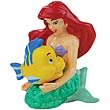 Little Mermaid Ariel and Flounder Salt and Pepper Shakers